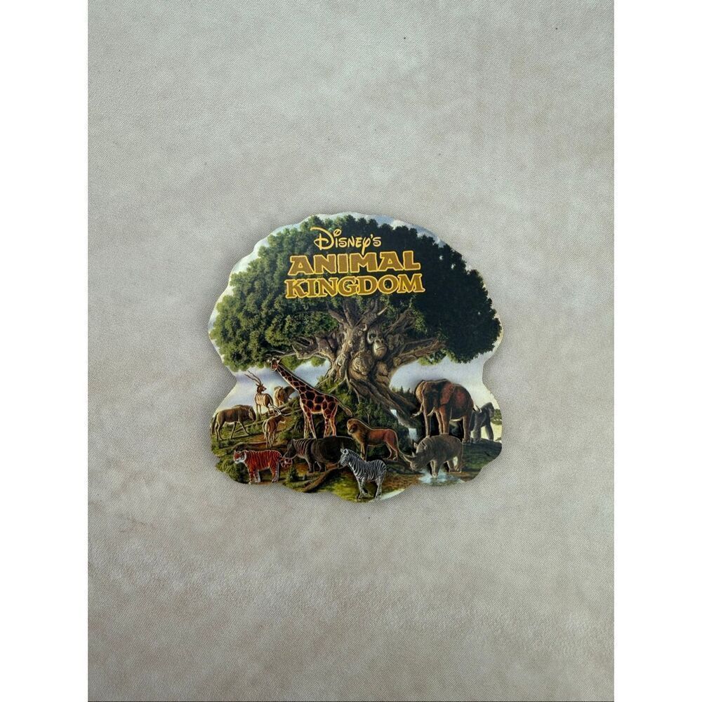 Vintage Disney Animal Kingdom Tree of Life with Animals 3D Magnet